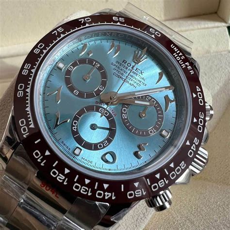 ice blue arabic rolex price|Rolex daytona platinum price.